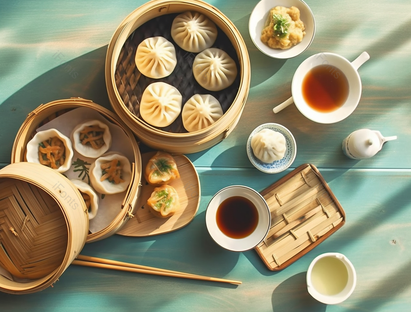 桌上食物早餐包子,高清,摄影图,摄影图片,图片大全,摄影图免费下载